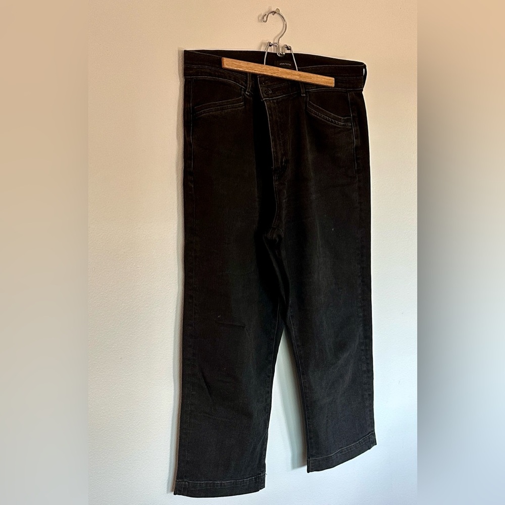Ann Taylor Relaxed-Fit Black Jeans